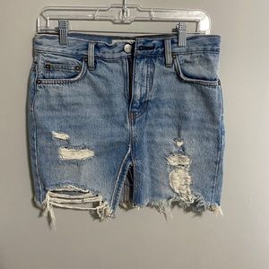 Free people Jean skirt